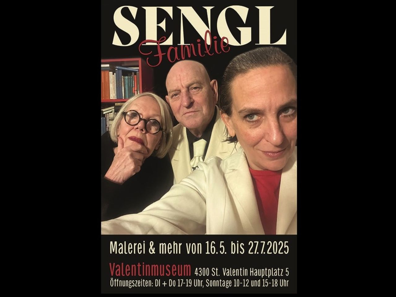 Sengl Familie, Flyer zur Ausstellung
